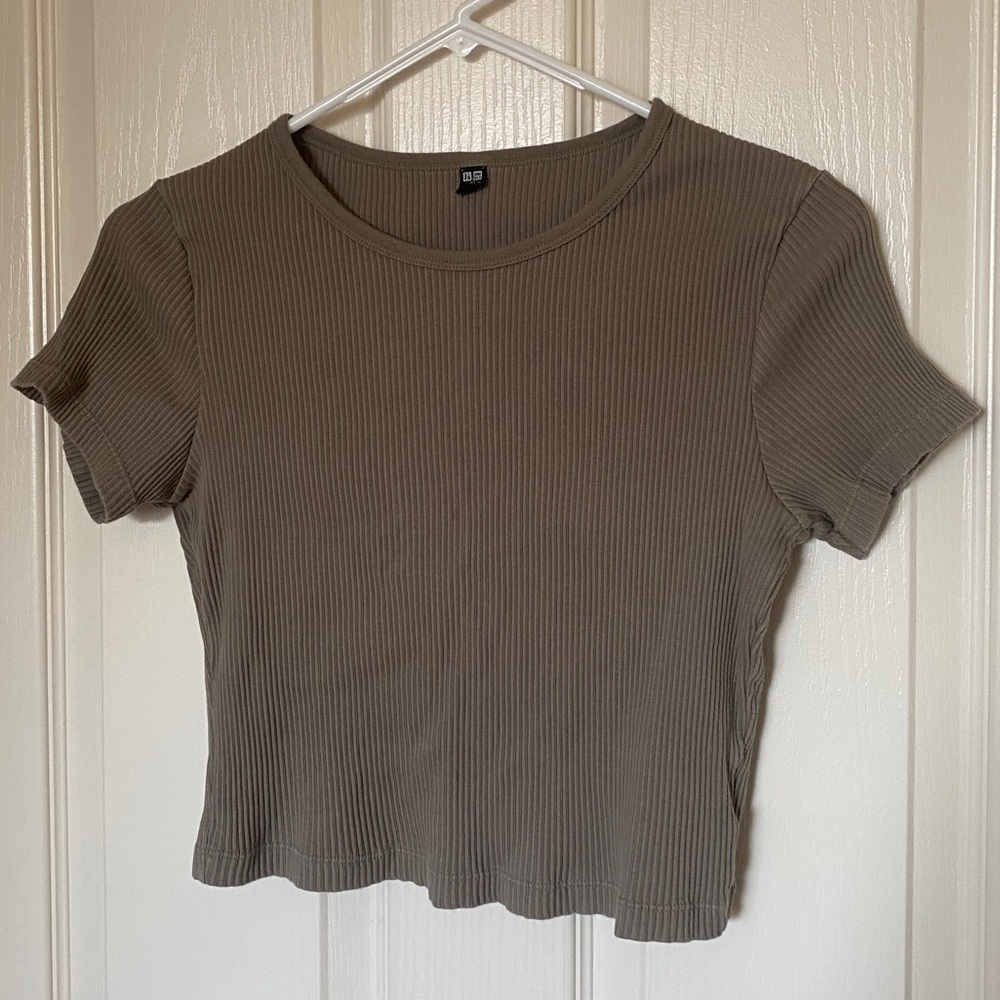 Army Green Uniqlo Shirt